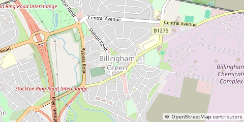 Map of Billingham