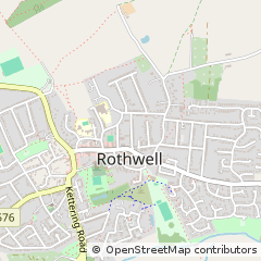 Map of Rothwell, Northamptonshire