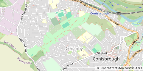 Map of Doncaster