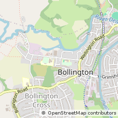 Map of Macclesfield, Cheshire