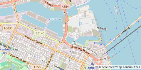 Map of Birkenhead