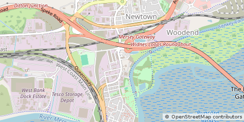 Map of Widnes
