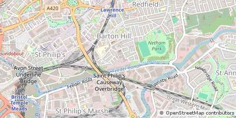 Map of Bristol, Avon