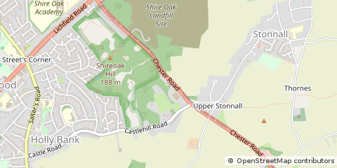 Map of Stonnall