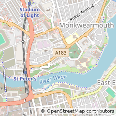 Map of Sunderland