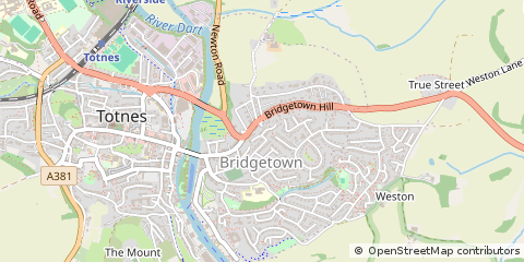 Map of Totnes