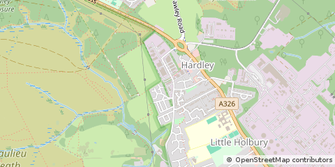 Map of Southampton