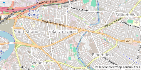 Map of Belfast