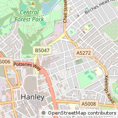 Map of Stoke-on-Trent