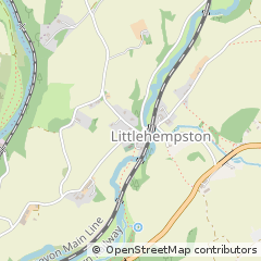 Map of Totnes, Devon