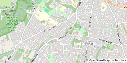 Map of Southampton, Hampshire