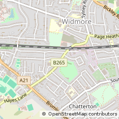 Map of Bromley