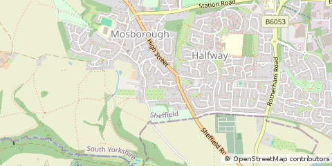Map of Sheffield