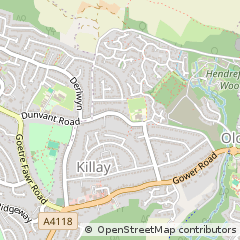 Map of Swansea