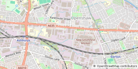 Map of Manchester