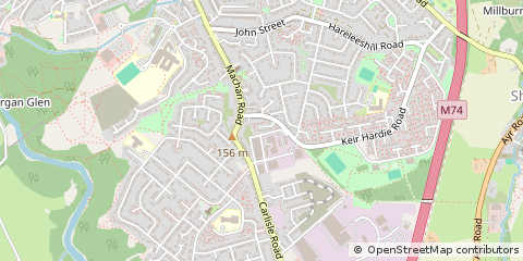 Map of Larkhall