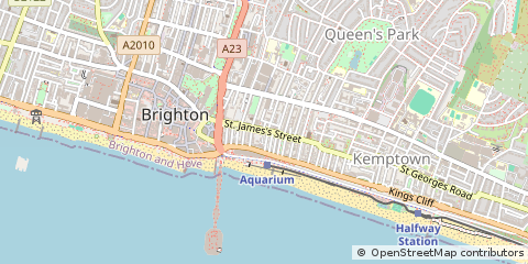 Map of Brighton