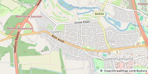 Map of Newbury