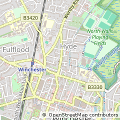 Map of Winchester