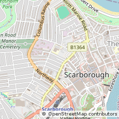 Map of Scarborough, North Yorkshire