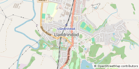 Map of Llandrindod Wells
