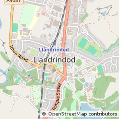 Map of Llandrindod Wells