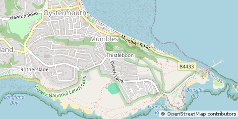 Map of Swansea
