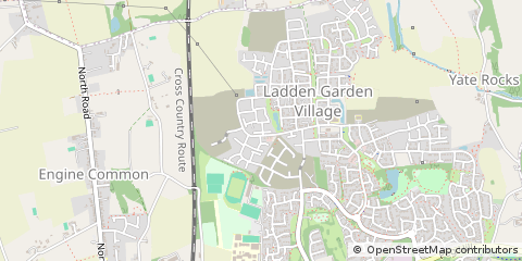 Map of Bristol, Gloucestershire