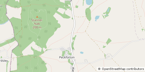 Map of Tarporley, Cheshire
