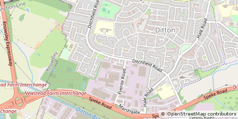 Map of Widnes