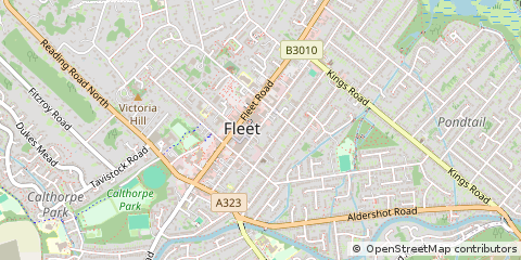 Map of Fleet, Hampshire