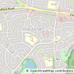 Map of Birmingham, West Midlands
