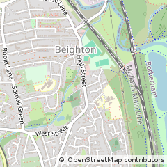 Map of Sheffield