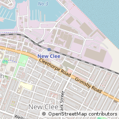 Map of Grimsby, N E Lincolnshire