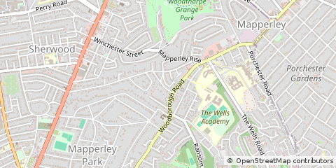 Map of Nottingham