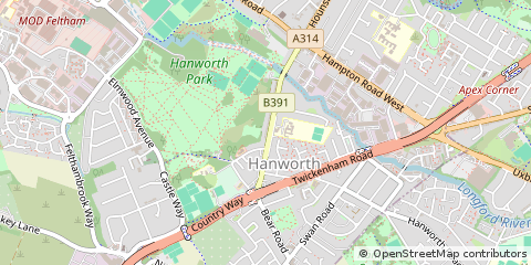 Map of Feltham