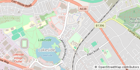 Map of Doncaster
