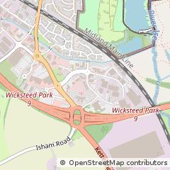 Map of Kettering, Northamptonshire