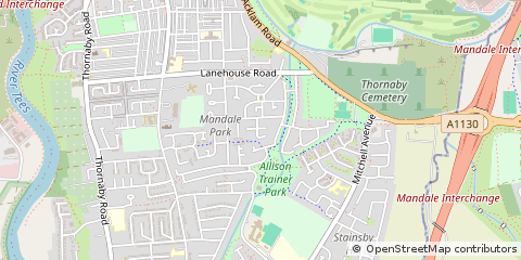 Map of Stockton-on-Tees
