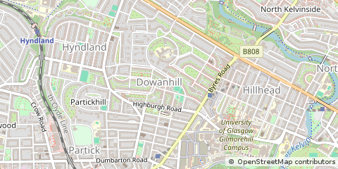 Map of Glasgow