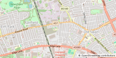 Map of Liverpool, Merseyside