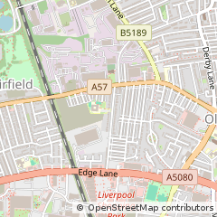 Map of Liverpool, Merseyside