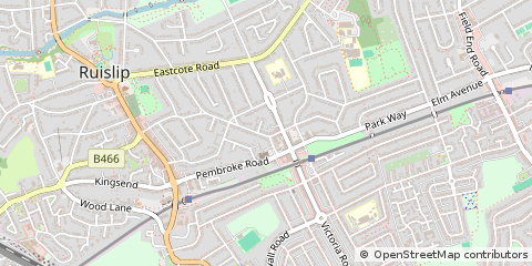 Map of Ruislip