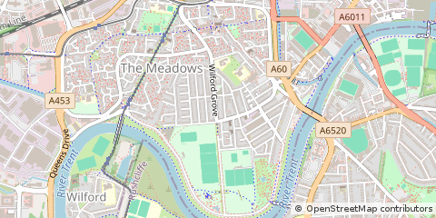 Map of Nottingham