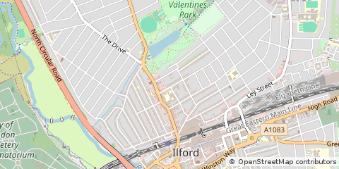 Map of Ilford