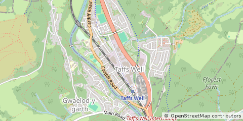 Map of Cardiff