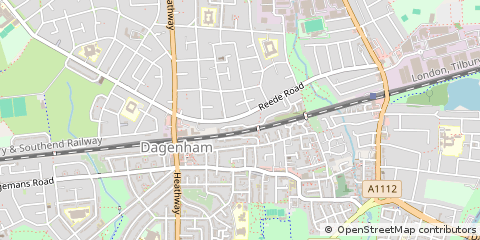 Map of Dagenham