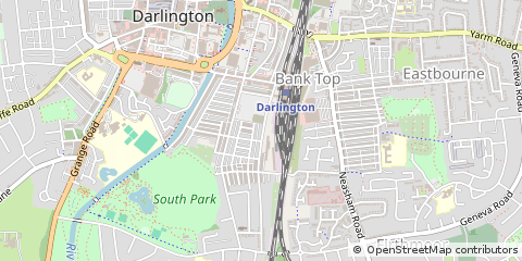 Map of Darlington