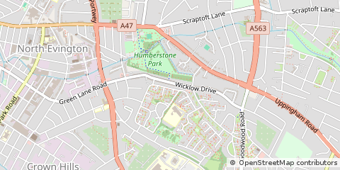 Map of Leicester