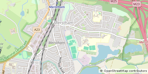 Map of Surrey